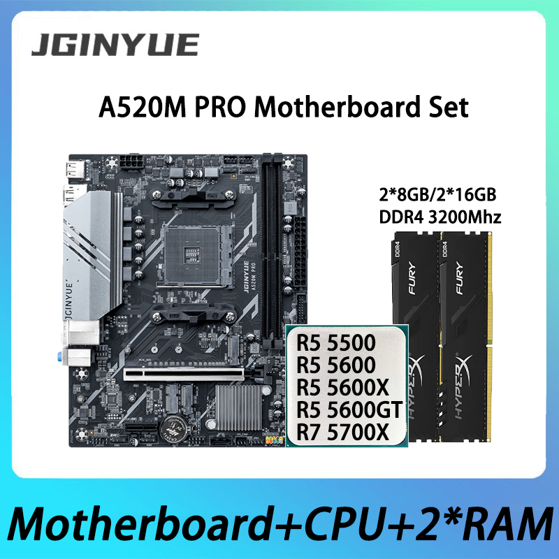 Pc Gaming Video - JGINYUE A520M PRO Motherboard Kit With
