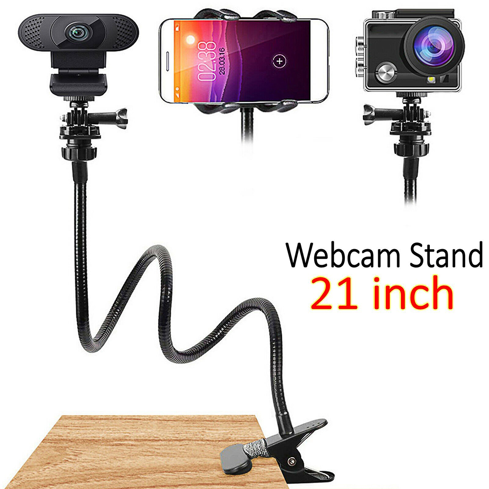 Webcam 4K - Webcam Stand Camera Mount with Phone