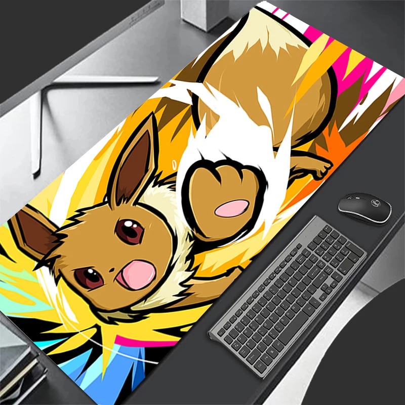 Pc Gaming Sultan - P-Pokemon Eevee Anime Gaming Mouse Pad,