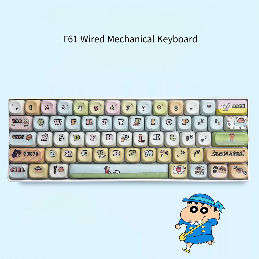 Japan Pc Gaming - Crayon Shin-Chan 61 Keys Mechanical Keyboard
