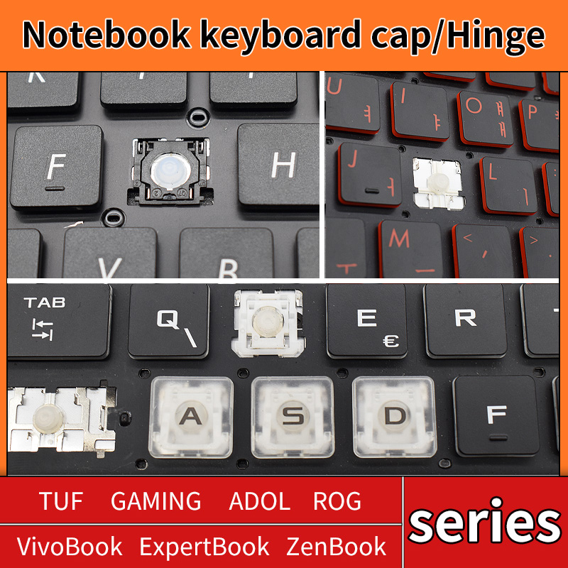 Pc Gaming Asus - Replacement Keycap Key Cap Rubber Scissor
