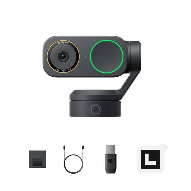 Webcam 4K - Insta360 Link 2C Pro Standard Bundle