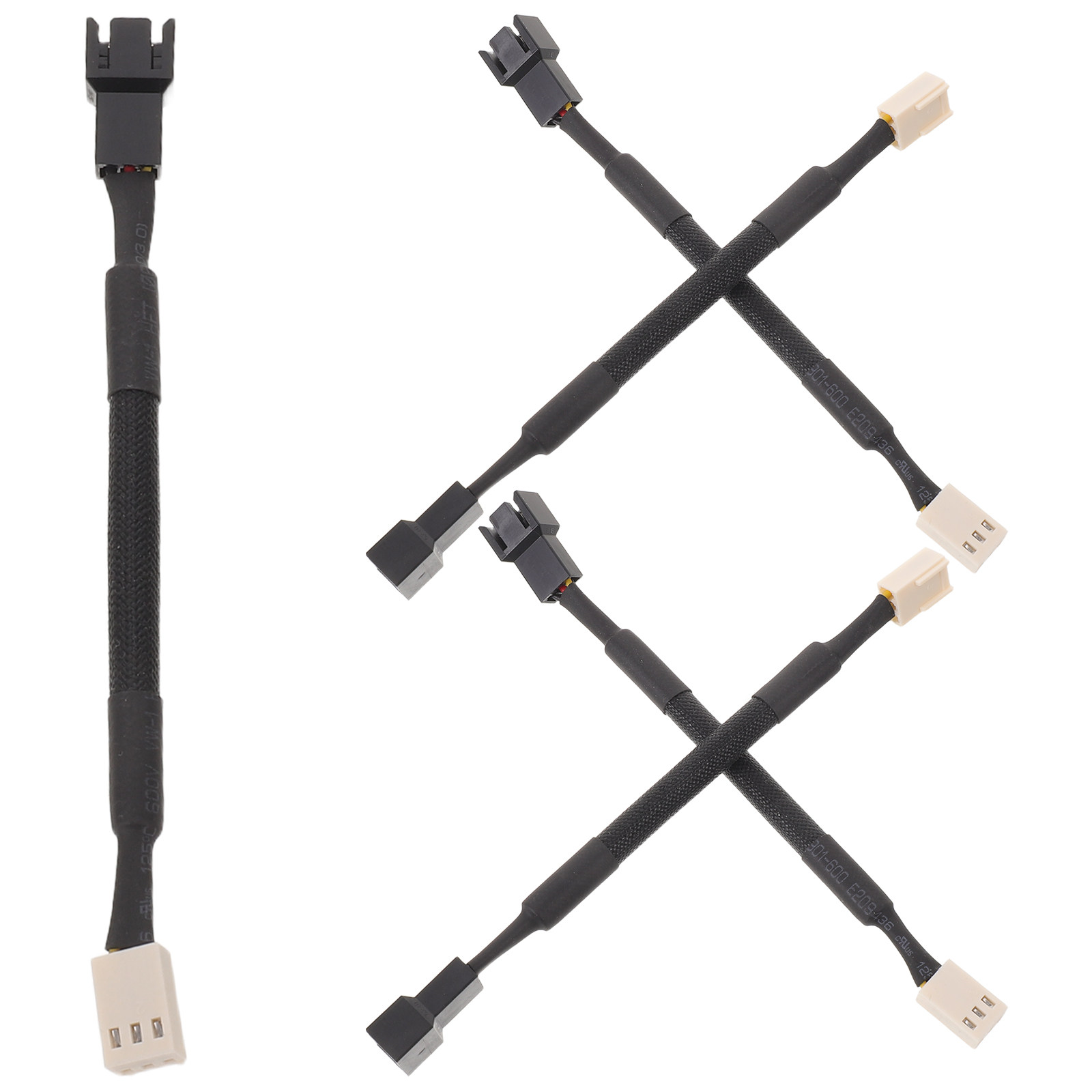 Pc Gaming Ff - 5Pcs 3 Pin Pc Fan Extension
