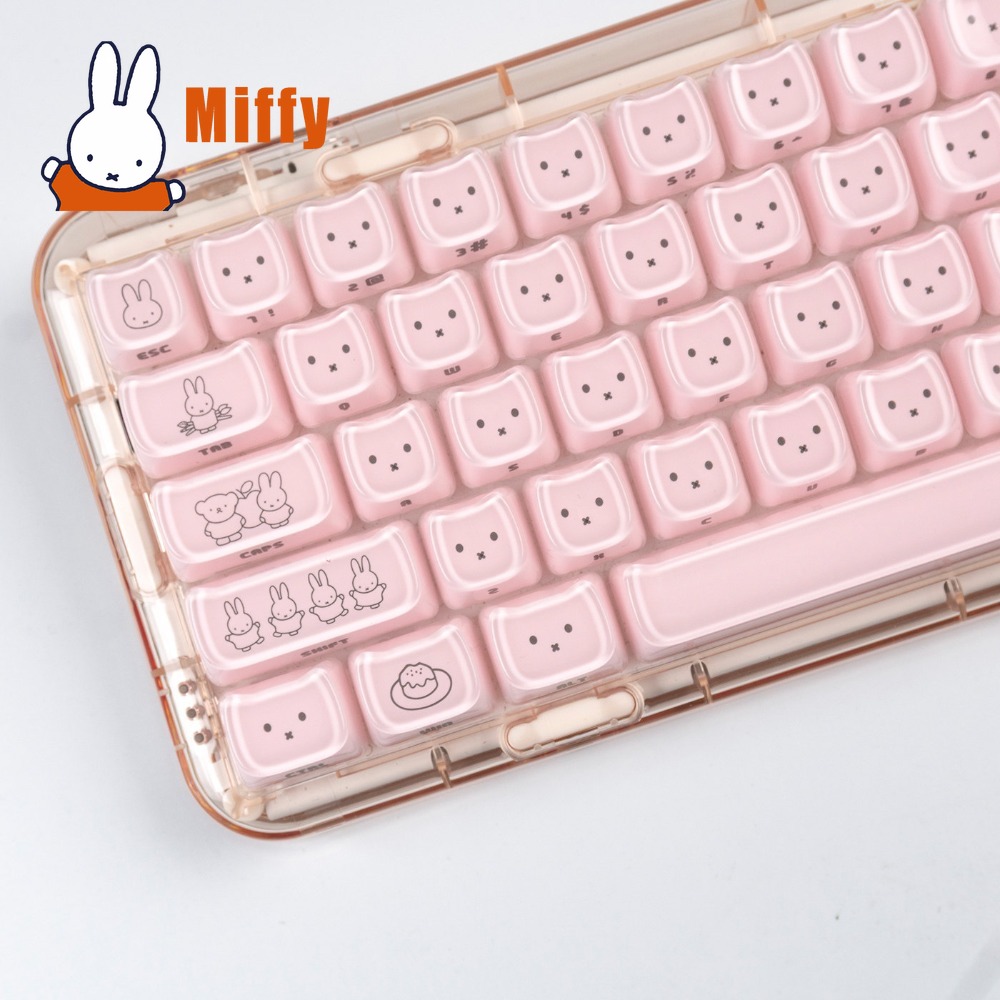 Kawaii Miffy Keycaps Cute Rabb - Pc Gaming Sultan 评论和价格