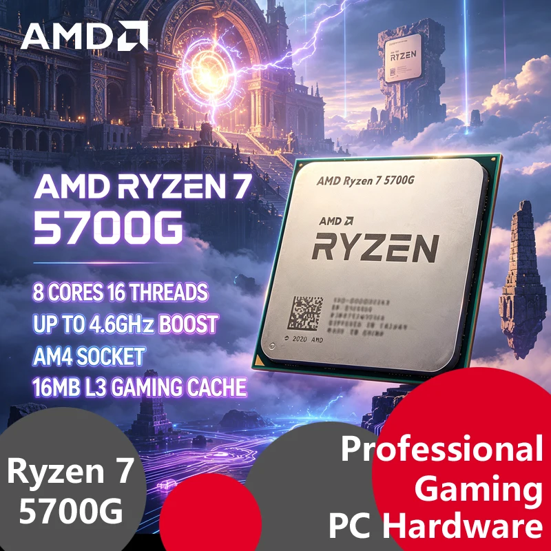 AMD Ryzen 7 5700G Tray Desktop - Amd Cpu Ryzen 7 评论和价格
