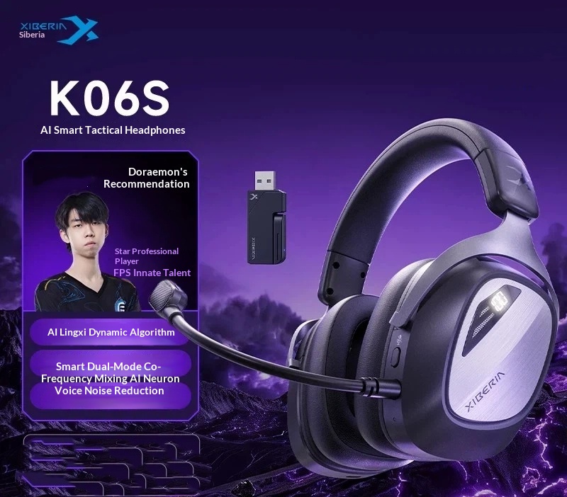 XIBERIA K06S Over‑Ear Gaming H - Pc Gaming Cs2 评论和价格