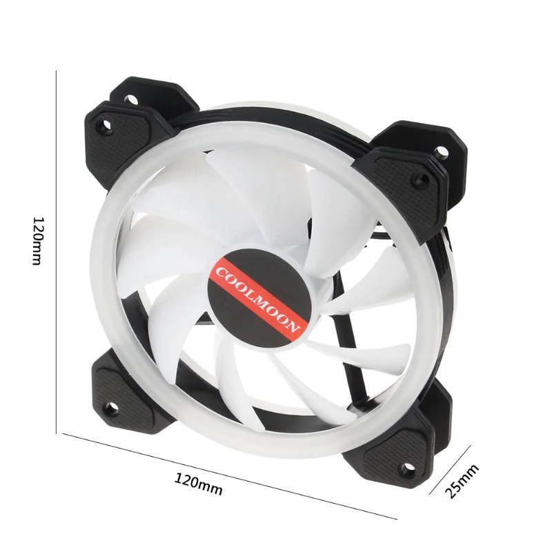 120mm RGB Quiet Adjustable PC  - Pc Gaming Ff 评论和价格