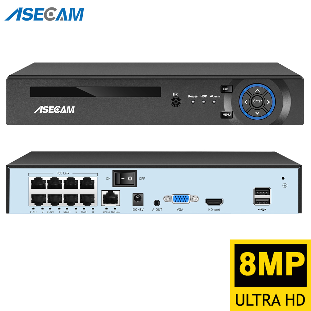 Super 8MP POE NVR Video Record - Webcam 4K 评论和价格