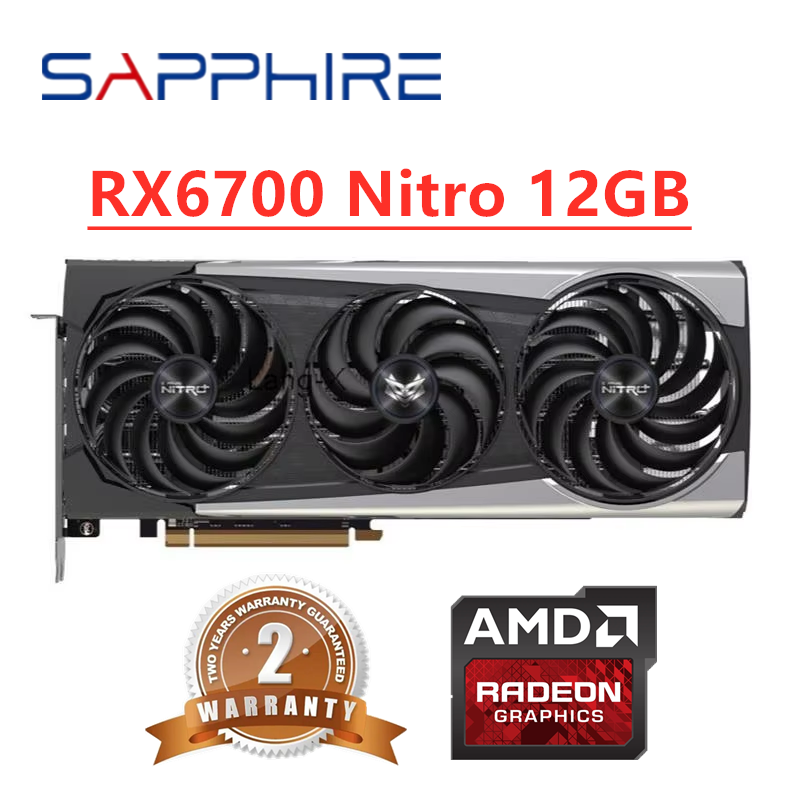 GPU Sapphire RX 6700 XT 6700XT - Pc Gaming Ff 评论和价格