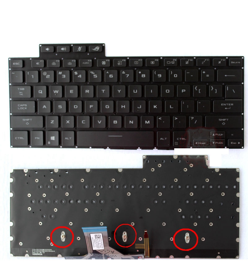 New US Backlit Keyboard for AS - Pc Gaming Asus 评论和价格