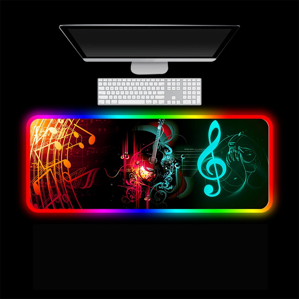 Musical Note Gaming Mouse Pad  - Pc Gaming Cs2 评论和价格