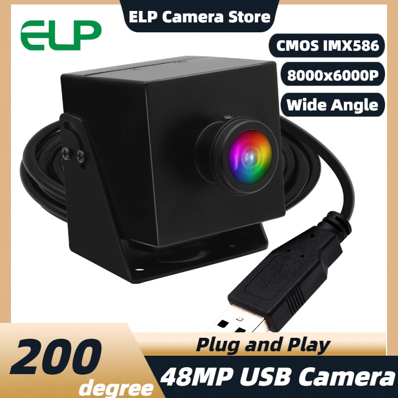 ELP 48MP 8K Ultra HD USB Camer - Webcam 4K 评论和价格