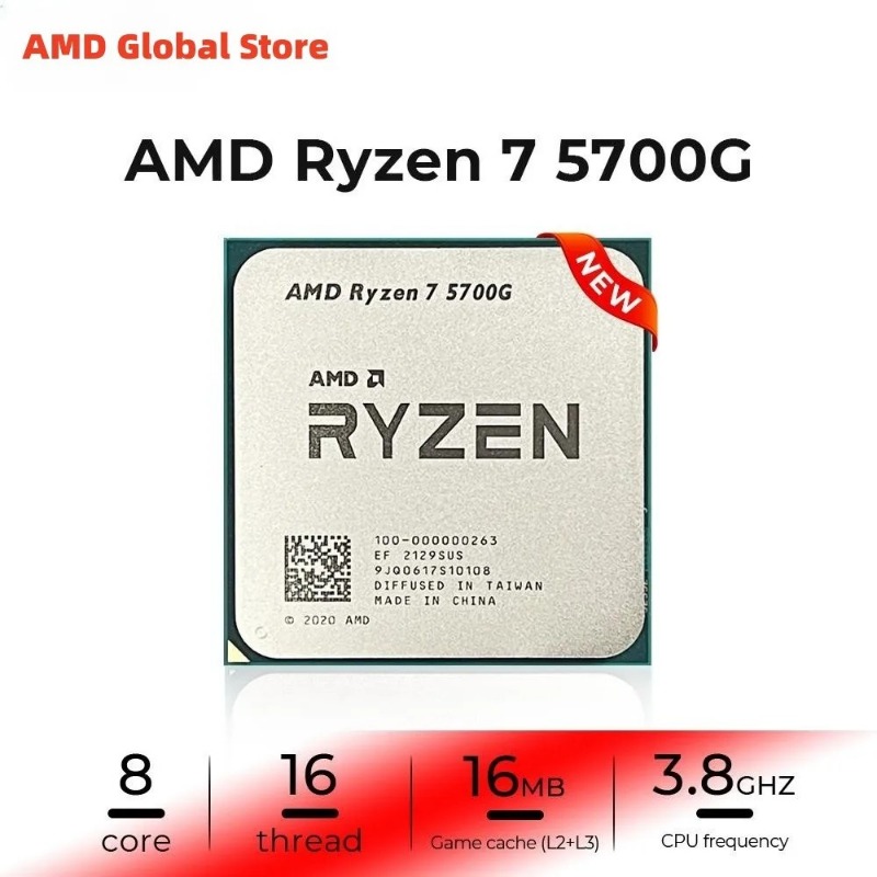 AMD Ryzen 7 5700G AM4 CPU 7nm  - Amd Cpu Ryzen 7 评论和价格