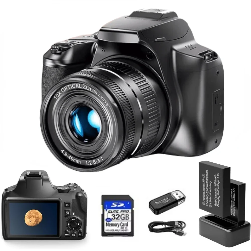 4K Digital Camera for Photogra - Webcam 4K 评论和价格