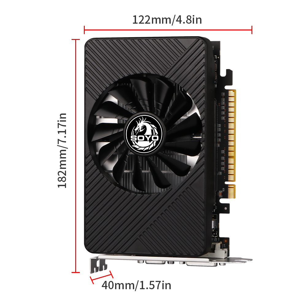 SOYO GTX 550TI GDDR5 Graphics  - Pc Gaming Video 评论和价格