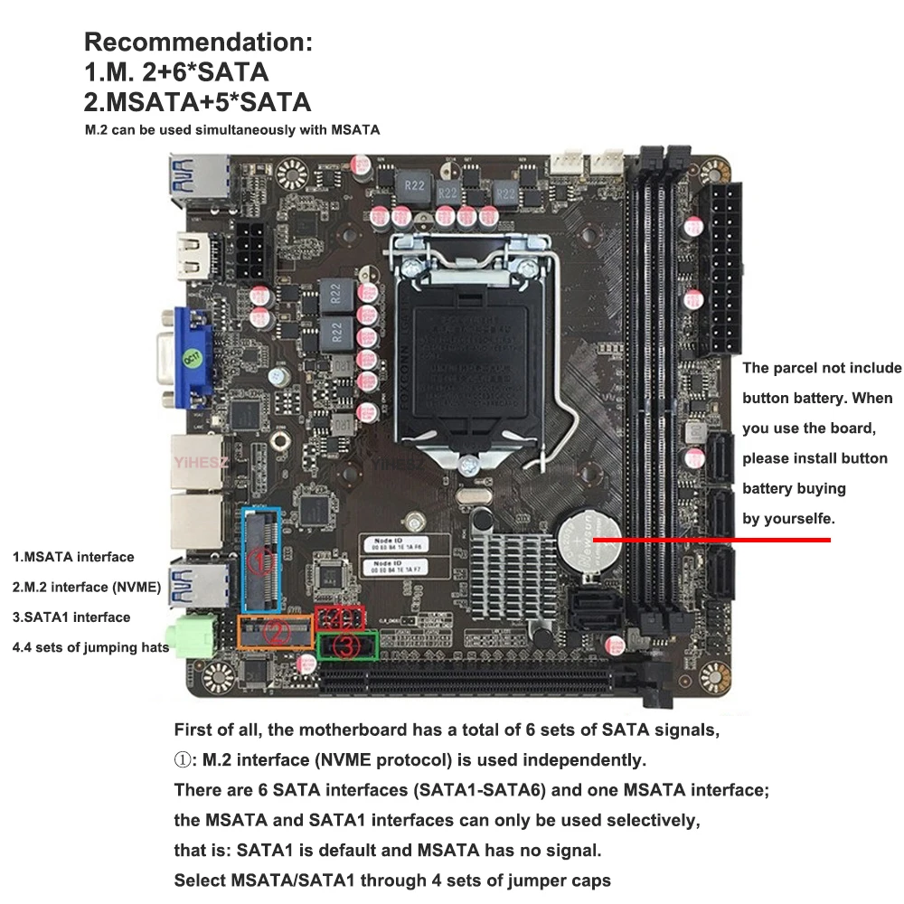 B365 Mini-ITX Motherboard LGA  - Pc Gaming Intel Core I5 评论和价格