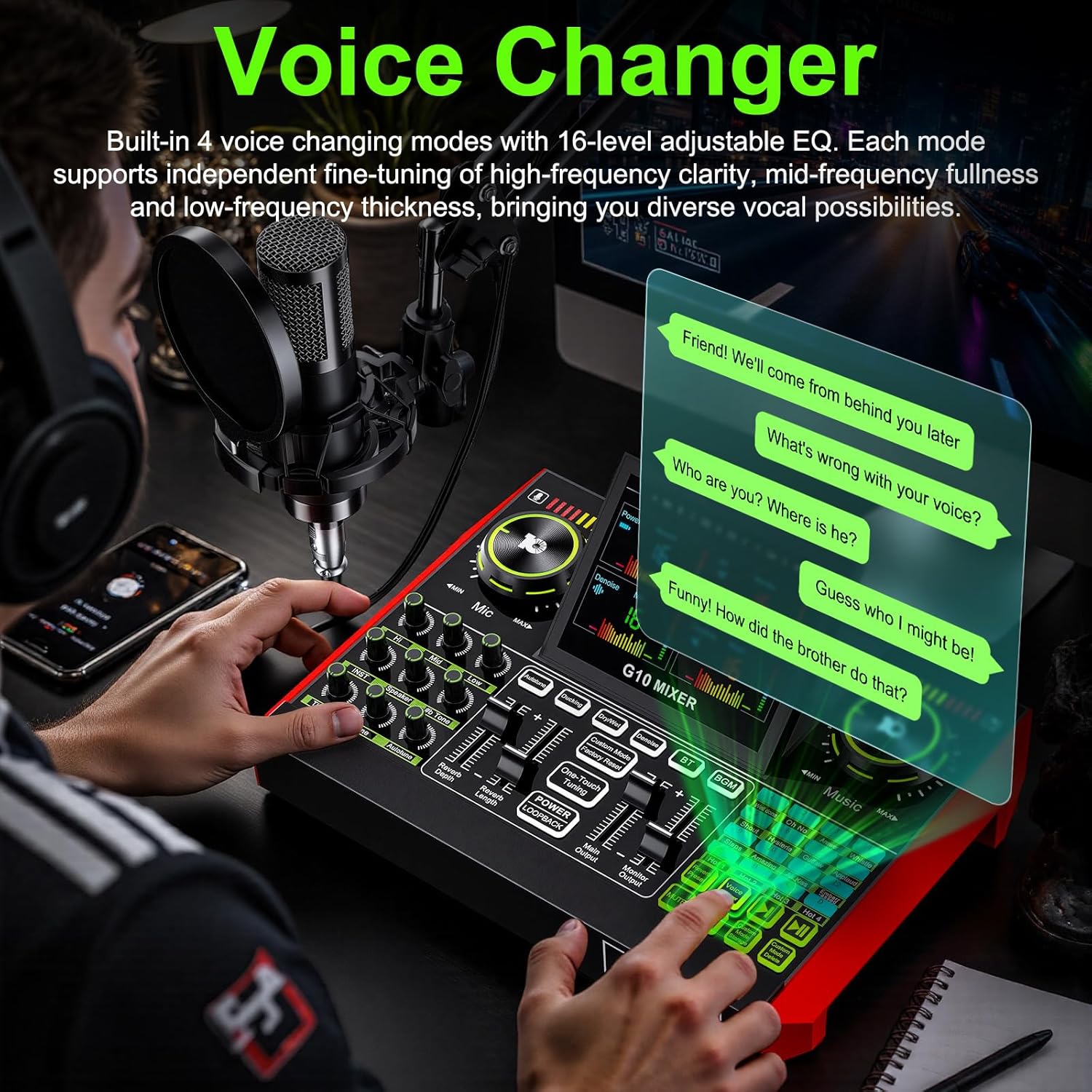 Tenlamp G10 Live Streaming Aud - Pc Gaming Video 评论和价格
