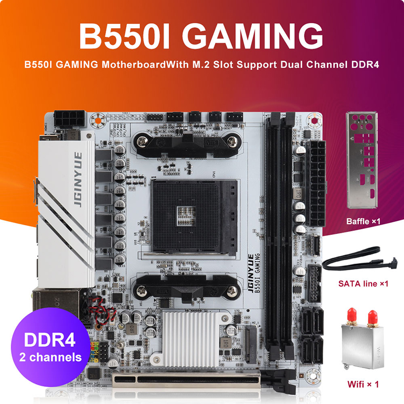 JINGYUE B550I GAMING Motherboa - Pc Gaming Video 评论和价格