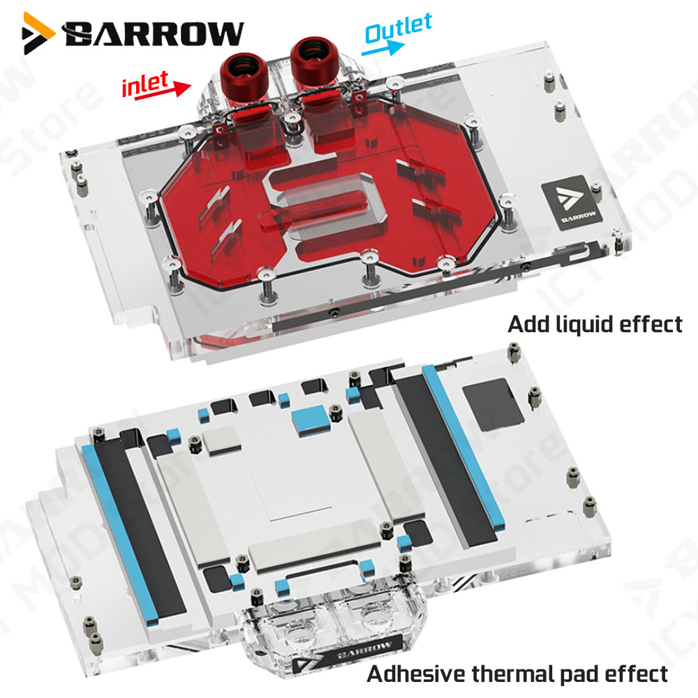 Barrow Display Card Water Cool - Pc Gaming Asus 评论和价格