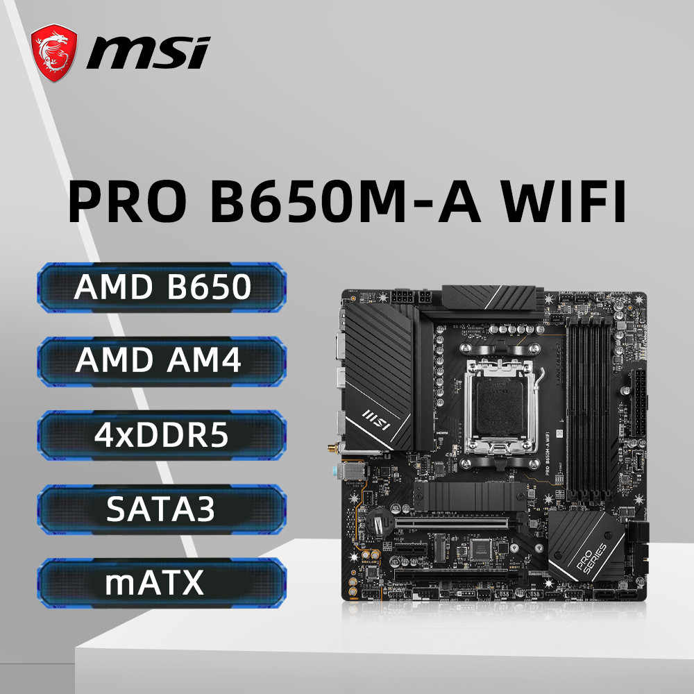 MSI PRO B650M-A WIFI Motherboa - Pc Gaming Intel Core I5 评论和价格