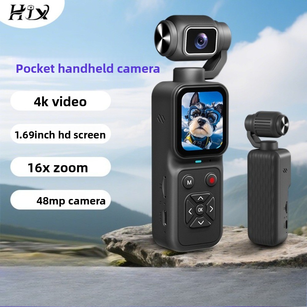 HJD-09 4K Vlogging Camera 180° - Webcam 4K 评论和价格