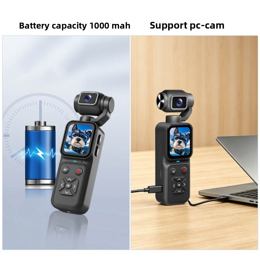 HJD-09 4K Vlogging Camera 180° - Webcam 4K 评论和价格